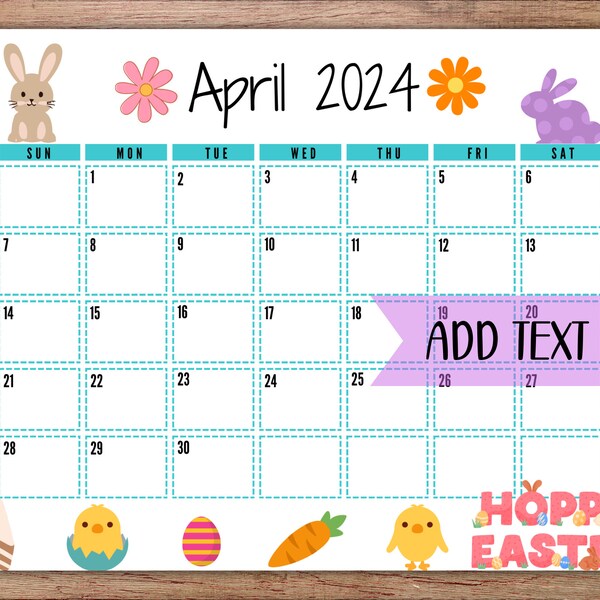 Cute Calendar Etsy