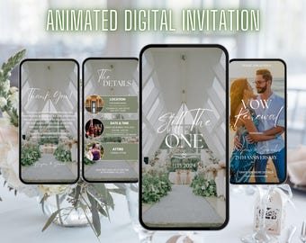 Vow Renewal Party Invitation | Editable Digital Wedding Anniversary | Happily Ever After | Save the Date Wedding Vows Invite Template