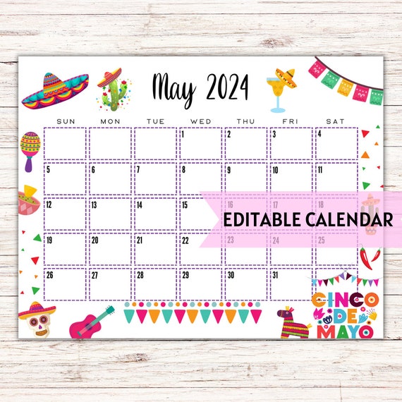 Fillable 2025 Calendar
