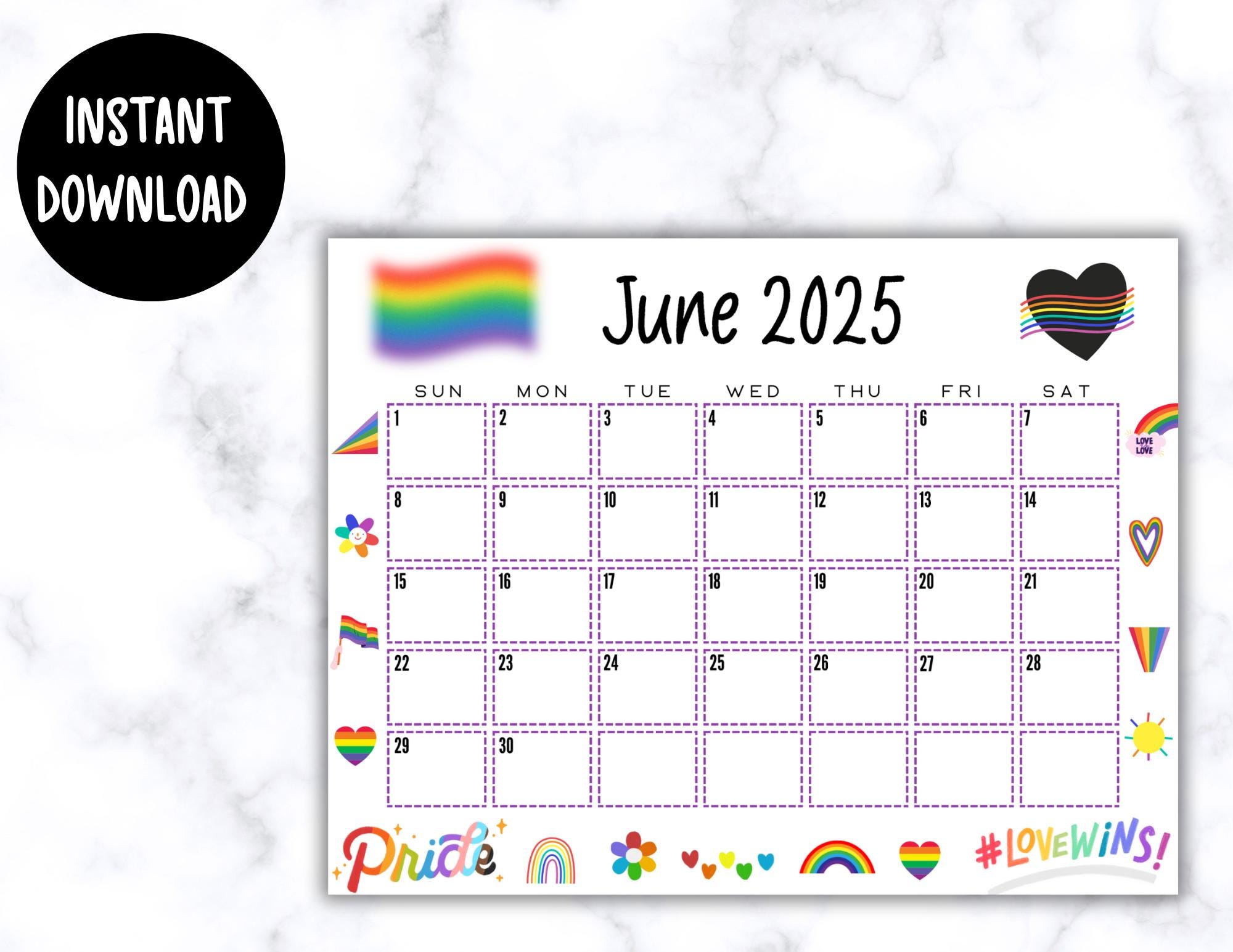 editable-june-2025-calendar-lgbtq-month-planner-printable-pride-month-june-calendar-pride-calendar-2025-wall-calendar-pride-month-etsy