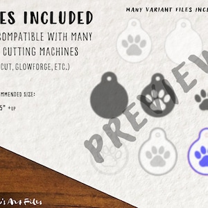 Pfotenabdruck Schlüsselanhänger Für Tierhaare - Andenken Für Katzen Und Hunde Mit Pinzette