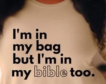In my bag and Bible