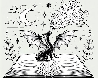 Dragon book fire breathing png image files