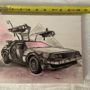 Delorean Time machine. BTTF, DMC-12