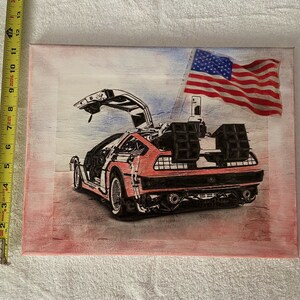 Delorean Time machine. BTTF, DMC-12
