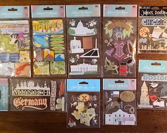 Jolee's Boutique Destinations II Scrapbook Stickers (UPDATED 01/24/24)