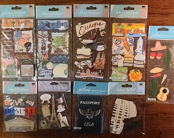 Jolee&#39;s Boutique Destinations III Scrapbook Stickers (UPDATED 01/24/24)