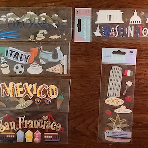 Pegatinas para álbumes de recortes Destination IV de Jolee's Boutique (ACTUALIZADO EL 24/01/24)