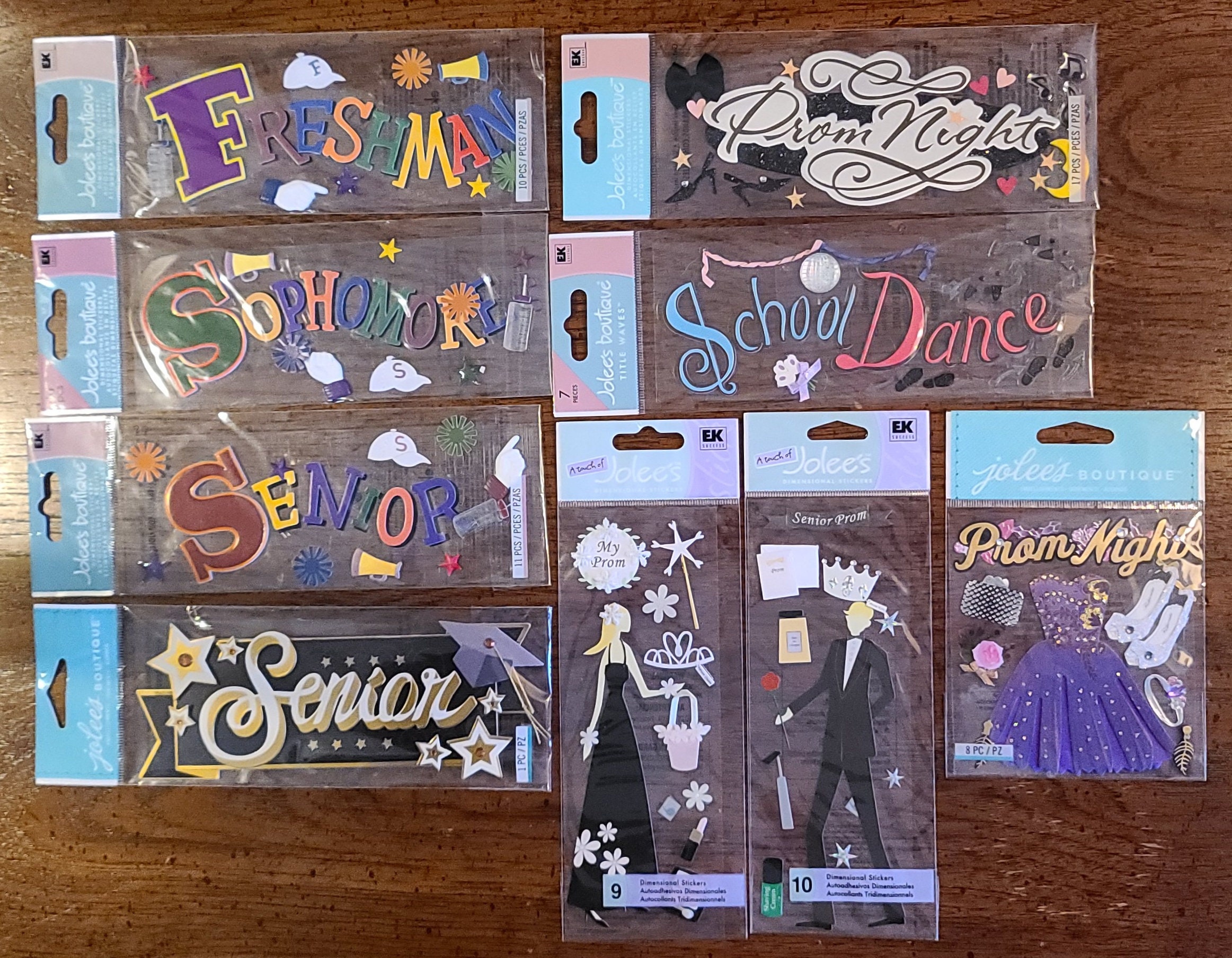 Jolee's Boutique Season's Greetings Dimensional Stickers - 4x4 Inch Scrapbooking Embellishments