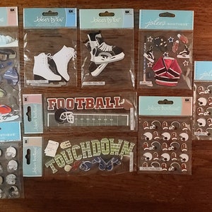 Jolee&#39;s Boutique voetbal- en wintersport-plakboekstickers (UPDATE 26-01-24)