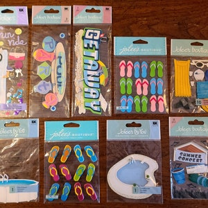 Pegatinas para álbumes de recortes de horario de verano de Jolee's Boutique - ACTUALIZADO EL 14/04/24