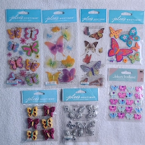 Jolee&#39;s Boutique Butterflies Scrapbook Stickers