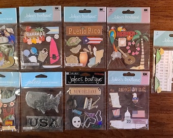 Jolee&#39;s Boutique Destinations I Scrapbook Stickers (UPDATED 01/24/24)