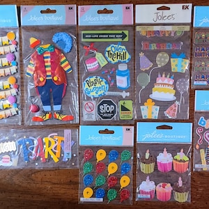 Jolee's Boutique Verjaardag Scrapbookstickers (UPDATE 03/06/24)
