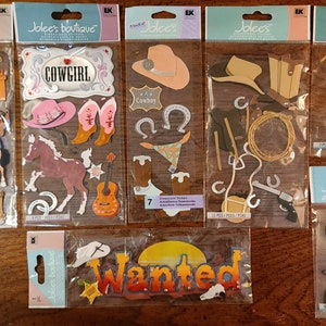 Jolee's Boutique Country Western plakboekstickers - BIJGEWERKT 18/05/24