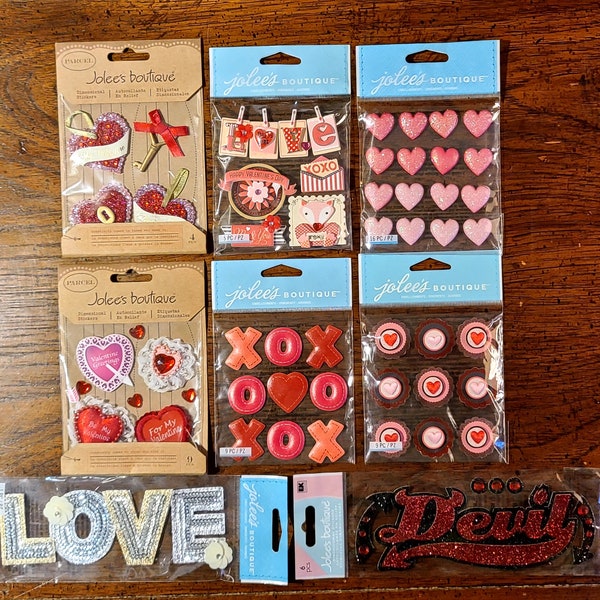 Jolee's Boutique Valentine's Day II Scrapbook Stickers