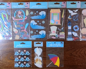 Jolee&#39;s Boutique Beach and Ocean Activities II Scrapbook Stickers (UPDATED 03/07/24)