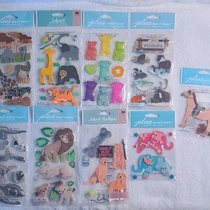 Jolee&#39;s Boutique Land Animals Scrapbook Stickers