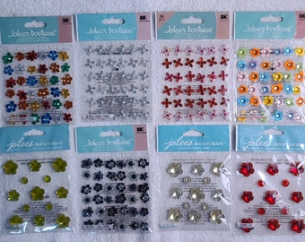 Jolee's Boutique Sparkly Flowers Scrapbook Stickers - UPDATED 09/12/23