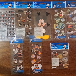 Disney/Mickey Mouse plakboekstickers (UPDATE 27-02-24)