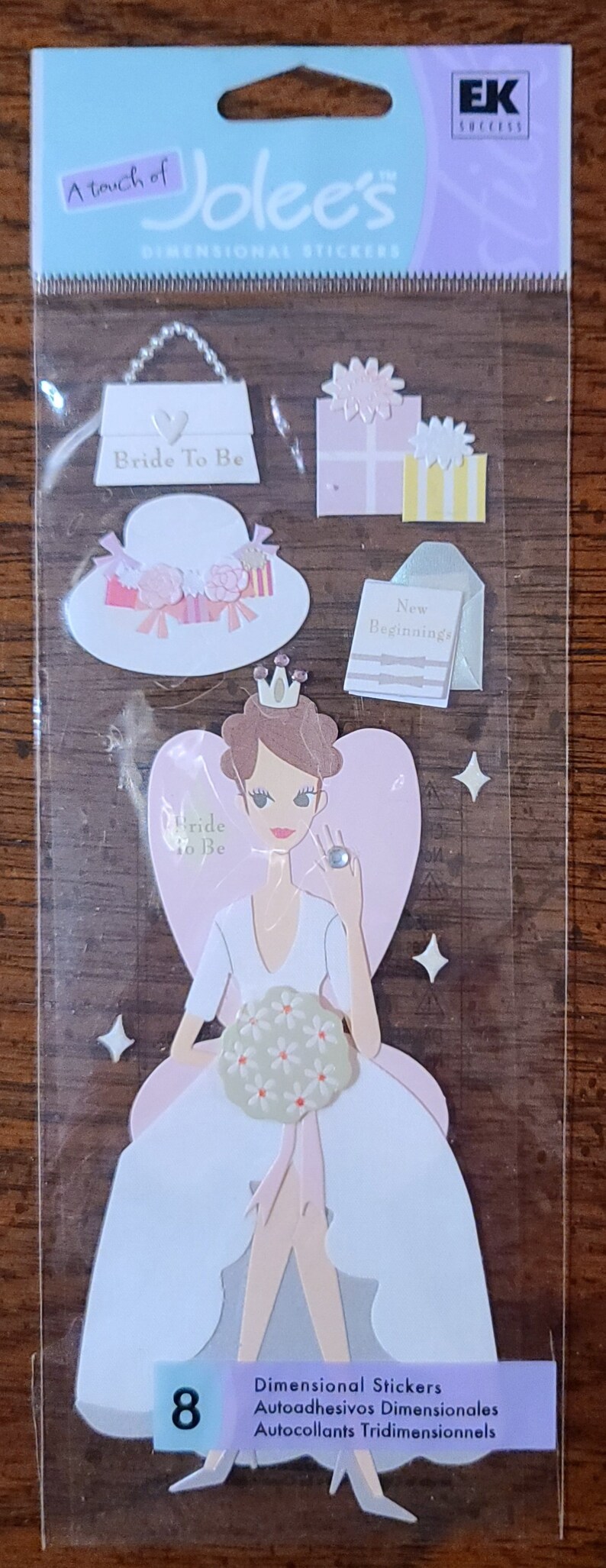 Jolee's Boutique Bride to Be/honeymoon/first Home Scrapbook Stickers ...