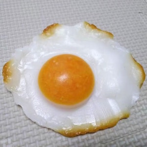 Fried Egg Sculpture  Realistic Food Sculpture Artificial Food Display, Restaurant, Kitchen Decor, Props