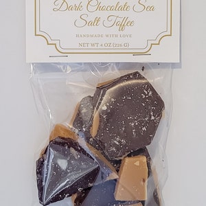 Dark Chocolate Sea Salt Toffee