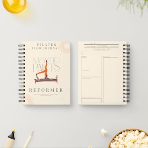 Reformer Pilates, Instructor Flow Journal | Class Session Planner| Digital Download