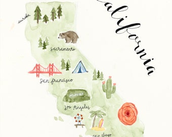 California Watercolor