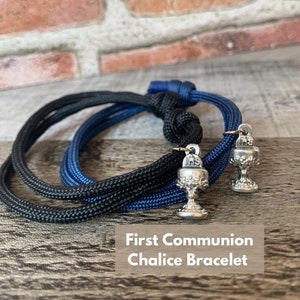 Holy First Communion Bracelet | Holy Communion Gift | Chalice Bracelet | Catholic Kid Gifts
