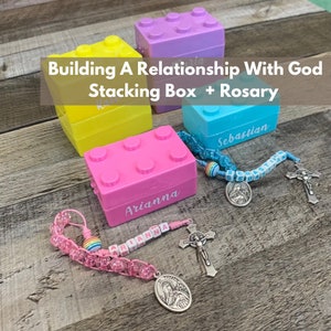 Personalized Sacrifice Beads | Custom Good Deed Beads | Handmade Catholic Gift | Catholic Kid Rosary | Catholic Easter Gift for Kids