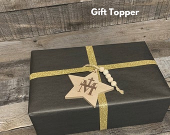 Wooden Marian Cross Gift Tag | Catholic Gift Tag | Marian Cross Gift Topper | Catholic Gift | Catholic Easter Basket Tag