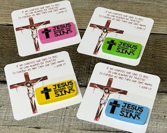 Catholic Bible Verse Eraser: Catholic Party Favors and Easter Basket Fillers for Kids