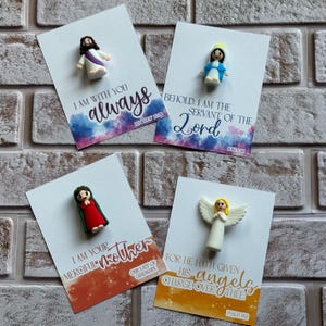 Pocket Jesus and Mary | Easter Basket Fillers and Catholic Party Favors for Kids