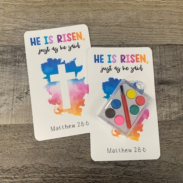 He Is Risen Easter Gift | Catholic Easter Gifts for Kids | Easter Basket Fillers for Catholic Kids | Catholic Kid Gift