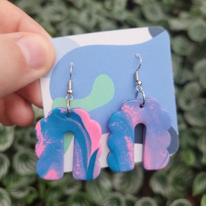 Bubble Gum Polymer Clay Earrings
