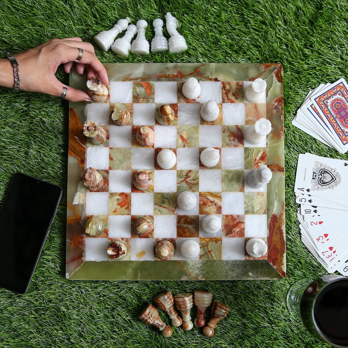 Handmade Marble Chess Set