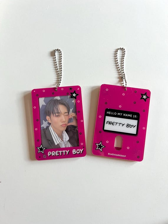 RESTOCKED** Kpop 'pretty Boy' Song Inspired Acrylic Photocard