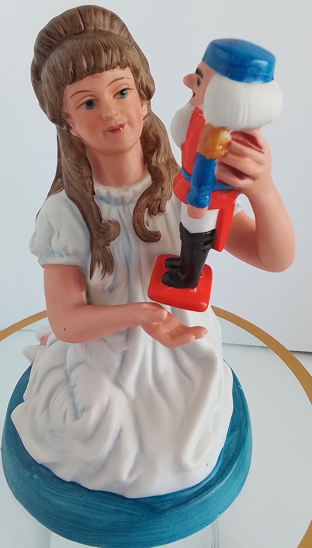 Clara and the Nutcracker Porcelain Figurine Vintage Etsy