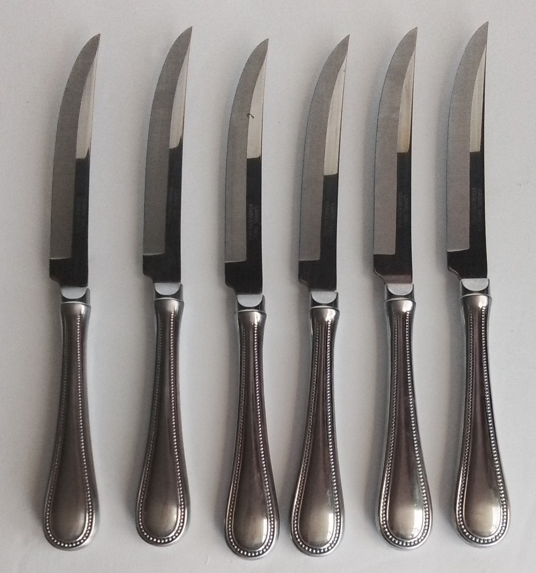 Vintage Carver Hall Steak Knives Mid Century Set of 6 in Box Etsy