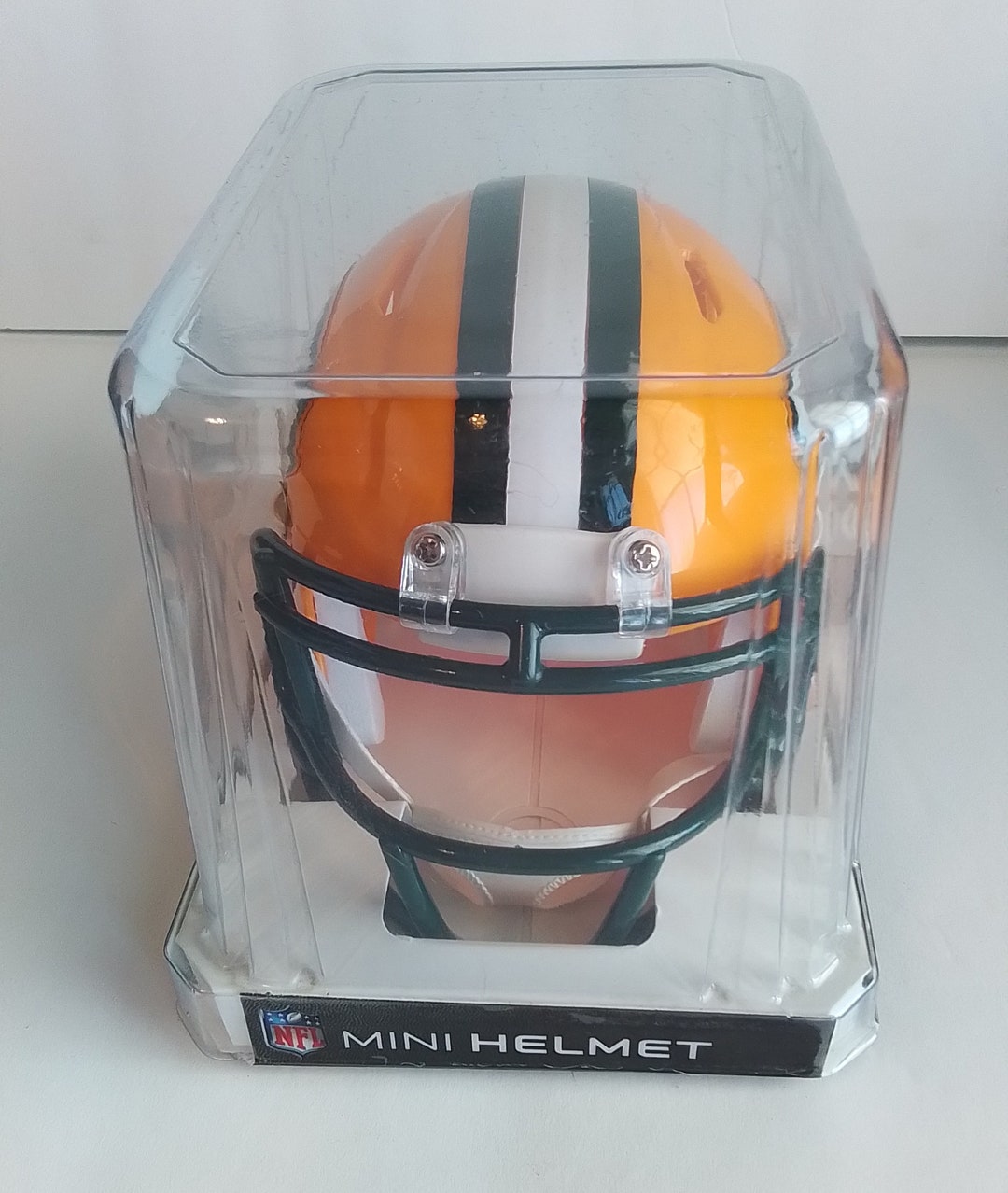 Green Bay Packers NFL Riddell Speed Mini Football Helmet With Eye