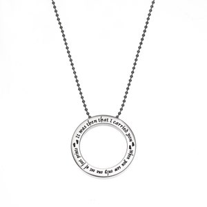 When You Saw Only One Set of Foot Prints It Was Then That I Carried You… Footprints in the Sand Pendant Necklace and Gifts