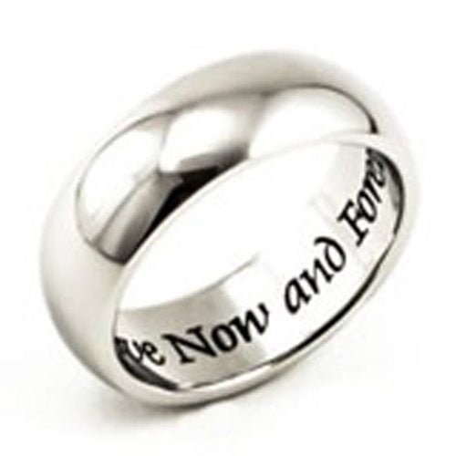 Anello Fede Nuziale In Argento Sterling 925 - Comfort Fit, Lucido, Unisex, Misure Da J A Z