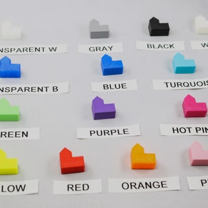 Settlers 3D Printed Plastic Base Set Replacement Pieces Complete