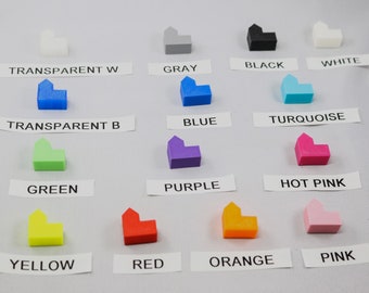 Conjunto de piezas de repuesto de base de plástico impresas en 3D de Settlers