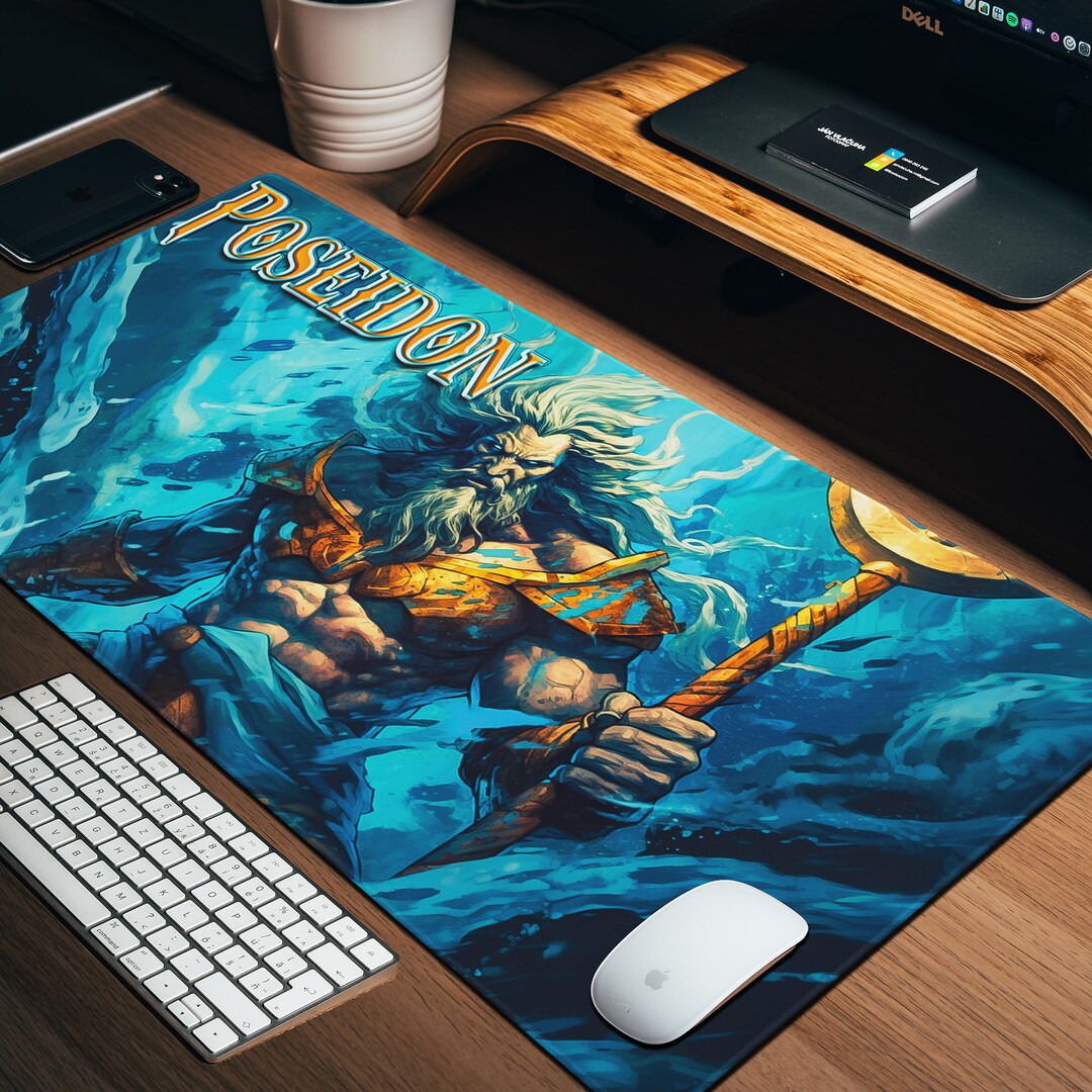 Poseidon Gaming Mouse Pad/desk Mat - Etsy