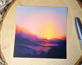 Sunrise Sunset Print/Postcard