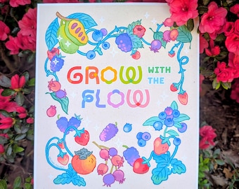 Grow with the Flow Print