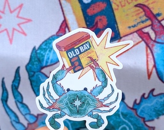 Old Bay Crab Sticker