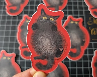 Void Dust Ball Cat Sticker